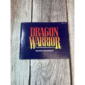 DRAGON WARRIOR ORIGINAL INSTRUCTION MANUAL GAME BOOK NINTENDO NES HQ